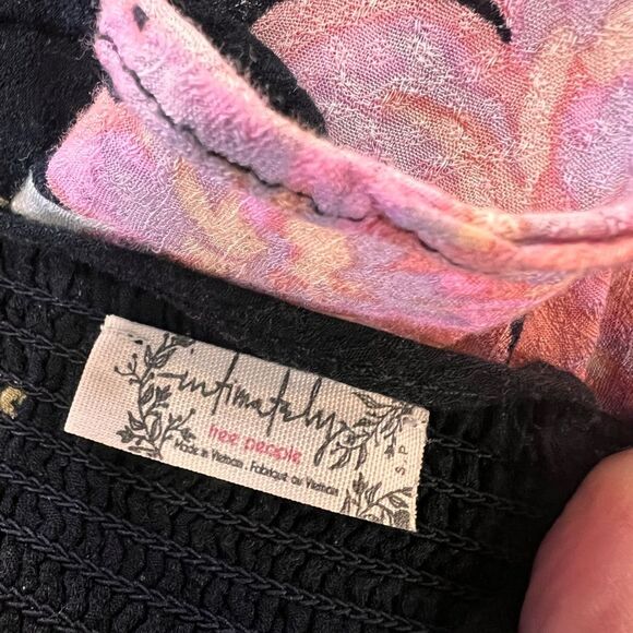 Free People Intimately Get To You Floral Lightweight Sleeveless Maxi Dress Sz S - Picture 7 of 12